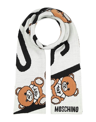 MOSCHINO Schals und Foulards Weiß 50% Wolle, 50% Acryl