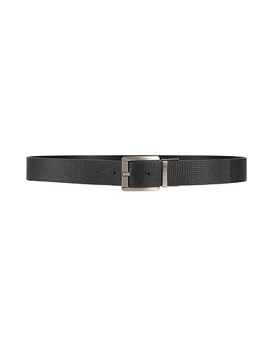 GUESS Leather belt Black 100% Leather