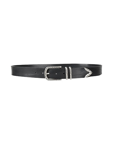GUESS Leather belt Black 100% Leather
