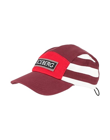 ICEBERG Hat Burgundy 100% Cotton