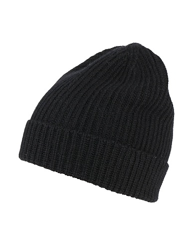 FILIPPO DE LAURENTIIS Hat Black 100% Cashmere