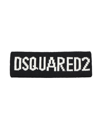 DSQUARED2 Hair accessory Black 100% Wool