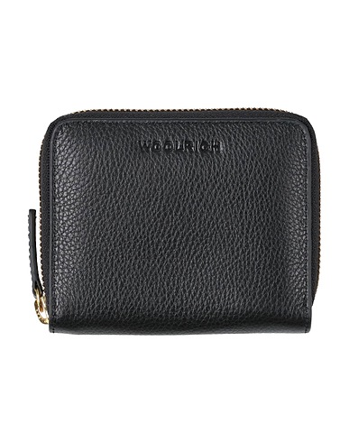 WOOLRICH Wallet Black Leather