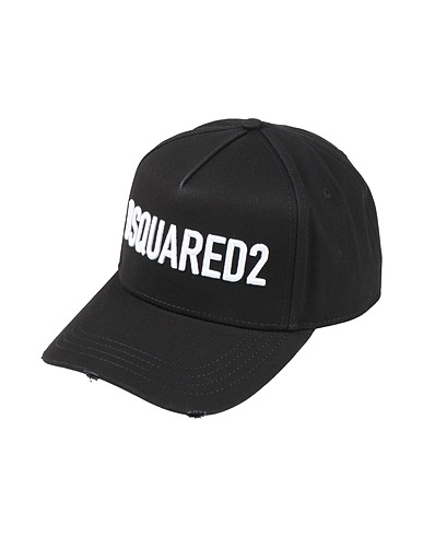 DSQUARED2 Hat Black 100% Cotton