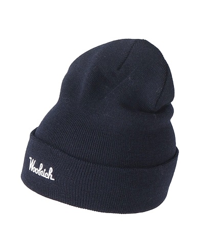 WOOLRICH Hat Navy blue 100% Merino Wool