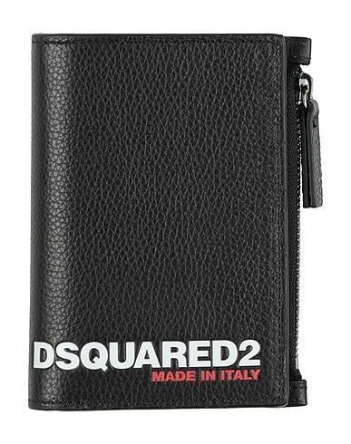 DSQUARED2 Brieftasche Schwarz Leder