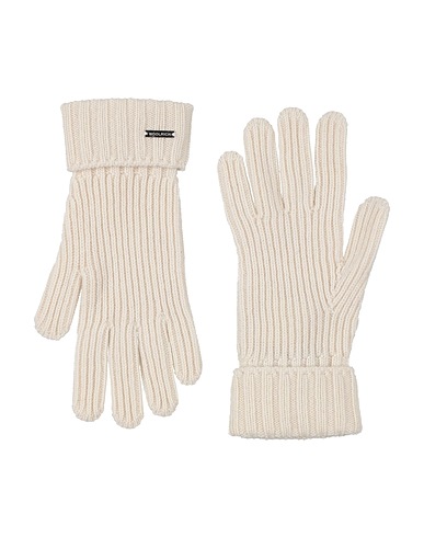 WOOLRICH Γάντι Κρεμ 100% Κασμίρι