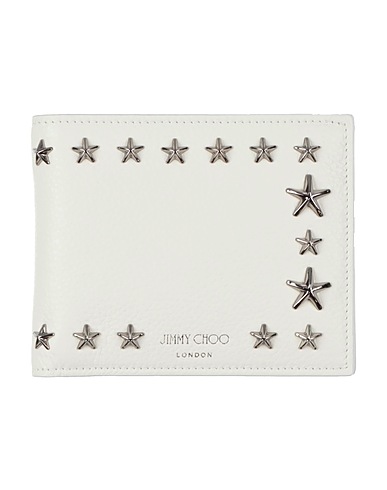 JIMMY CHOO Wallet Off white Leather