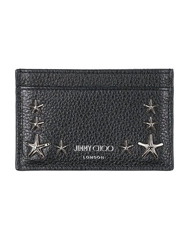 JIMMY CHOO PICCOLA PELLETTERIA Nero Pelle