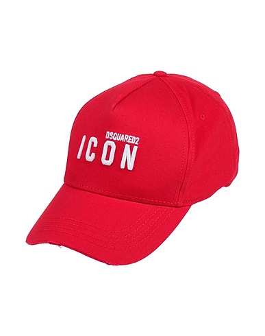 DSQUARED2 Hat Red 100% Cotton