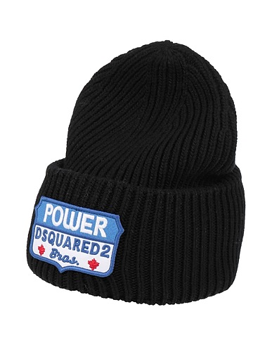 DSQUARED2 Hat Black 100% Wool