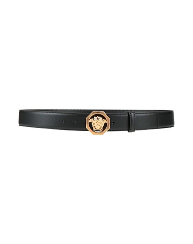 VERSACE Leather belt Black Leather