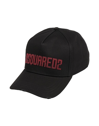 DSQUARED2 Mützen & Hüte Schwarz 100% Baumwolle
