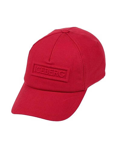 ICEBERG Hat Brick red 100% Cotton