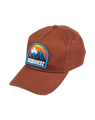 DSQUARED2 Hat Brown 100% Cotton