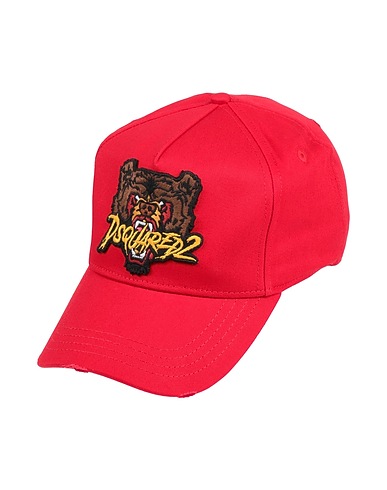 DSQUARED2 Hat Red 100% Cotton