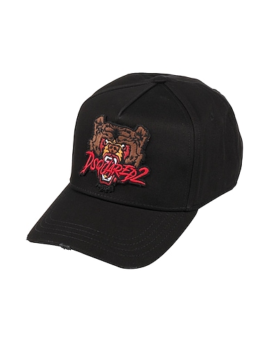 DSQUARED2 Hat Black 100% Cotton