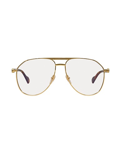 GUCCI Brillengestell Gold Metall, Plastik