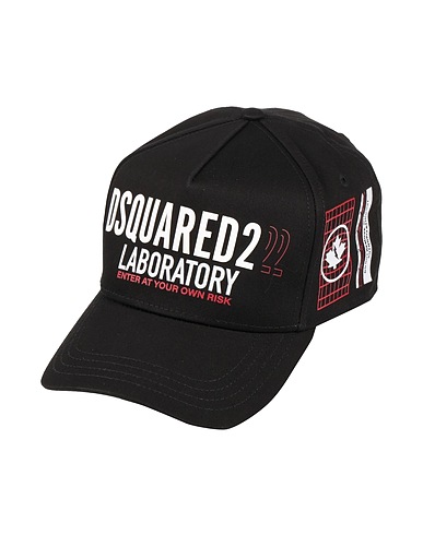 DSQUARED2 Hat Black 100% Cotton