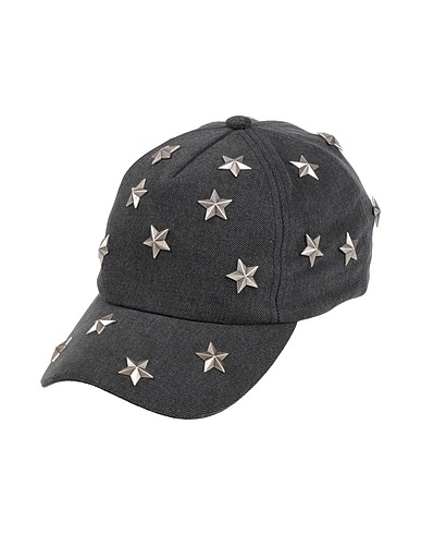 BALMAIN Hat Charcoal 100% Cotton