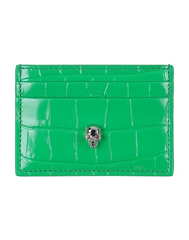 MCQUEEN Small Leather Goods Green Leather