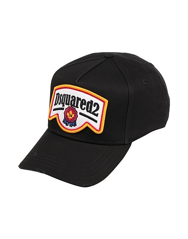 DSQUARED2 Hat Black 100% Cotton