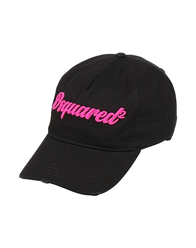 DSQUARED2 Hat Black 100% Cotton