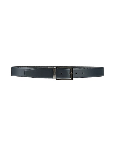 ZEGNA Leather belt Midnight blue Leather
