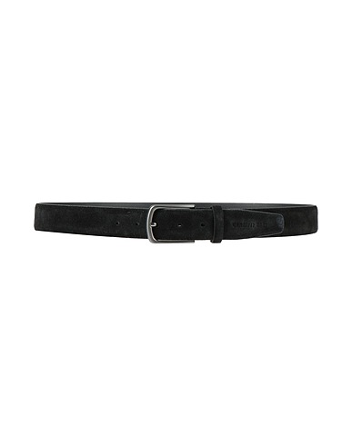 CERRUTI 1881 Leather belt Black 100% Cow leather