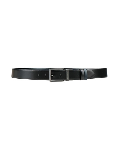 CERRUTI 1881 Leather belt Black 100% Cow leather