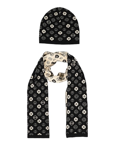 19.70 NINETEEN SEVENTY Accessories sets Black 60% Viscose, 40% Polyamide