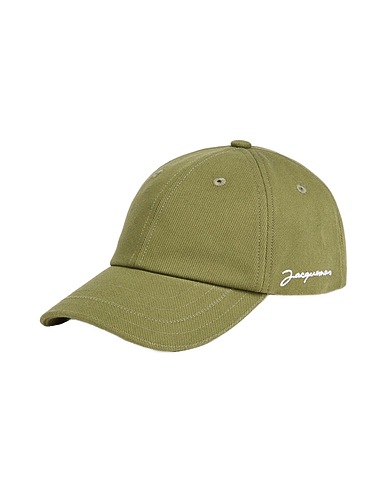 JACQUEMUS Hat Military green 100% Cotton