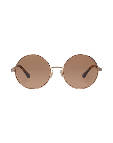JIMMY CHOO Occhiali da sole Oro rosa Metallo, Plastica