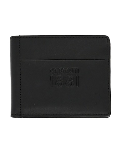 CERRUTI 1881 Wallet Black 100% Calfskin