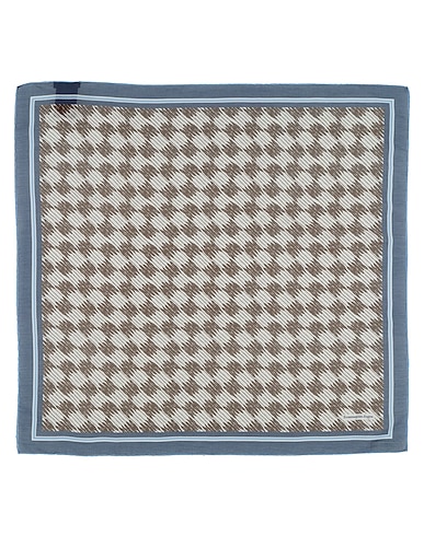 ZEGNA Scarves and foulards Khaki 75% Cotton, 25% Silk