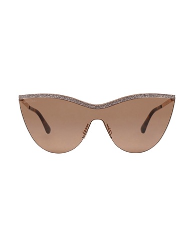 JIMMY CHOO Gafas de sol Oro rosa Metal, Plástico
