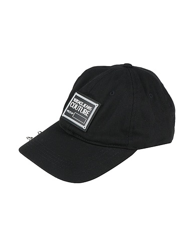 VERSACE JEANS COUTURE Cappello Nero 100% Cotone