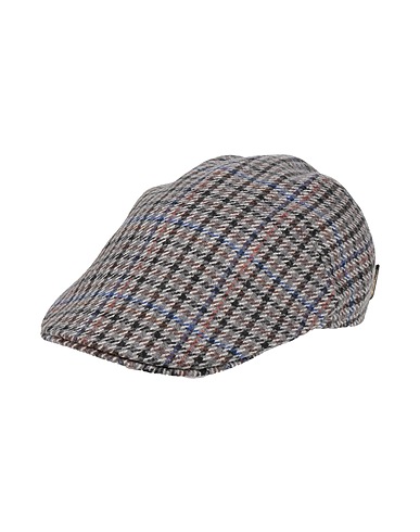 BORSALINO Mützen & Hüte Grau 72% Schurwolle, 28% Polyamid
