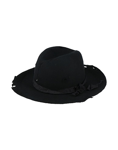 YOHJI YAMAMOTO POUR HOMME Hat Black 100% Wool