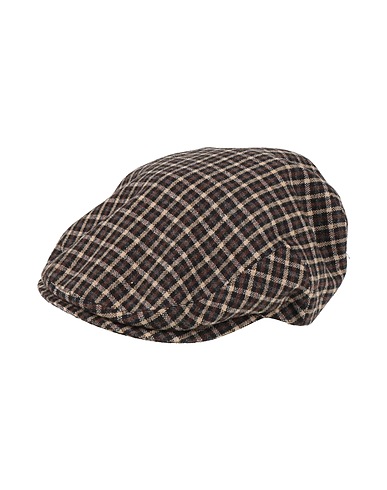 BORSALINO Hat Brown 50% Acetate, 25% Wool, 20% Polyester, 5% Other Fibres