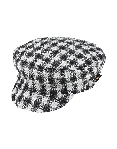 BORSALINO Hat Black 44% Cotton, 19% Viscose, 16% Acrylic, 16% Polyester, 5% Polyamide