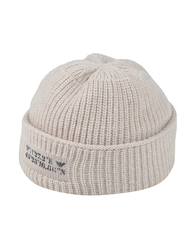 EMPORIO ARMANI Hat Beige 80% Wool, 20% Polyamide