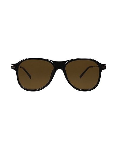 LINDA FARROW x DRIES VAN NOTEN Sunglasses Black Plastic, Metal