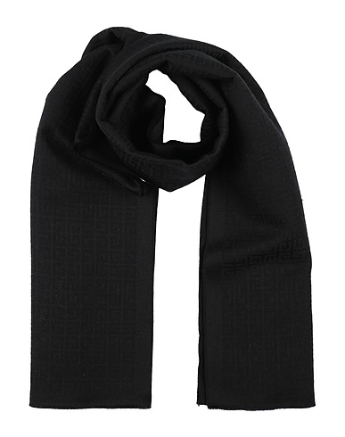 GIVENCHY Scarves and foulards Black 57% Wool, 43% Virgin Wool