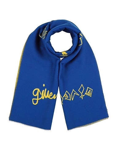 GIVENCHY Scarves and foulards Blue 84% Wool, 8% Virgin Wool, 8% Silk