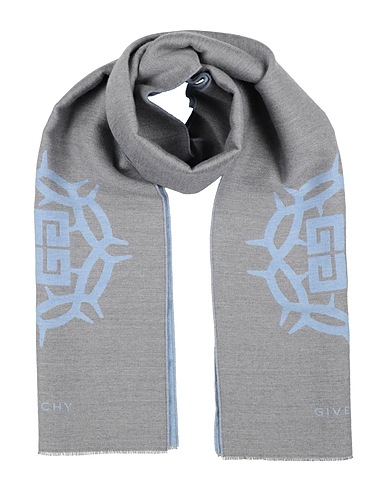 GIVENCHY Scarves and foulards Grey 84% Wool, 8% Virgin Wool, 8% Silk
