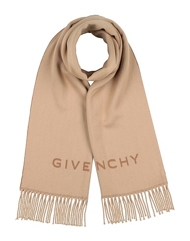 GIVENCHY Κασκόλ, εσάρπες και φουλάρια Καμηλό 100% Παρθένο μαλλί