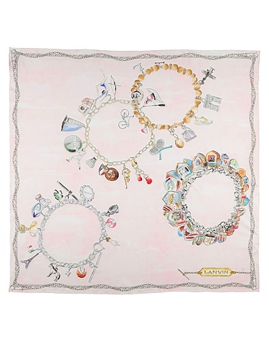 LANVIN Scarves and foulards Pink 100% Silk