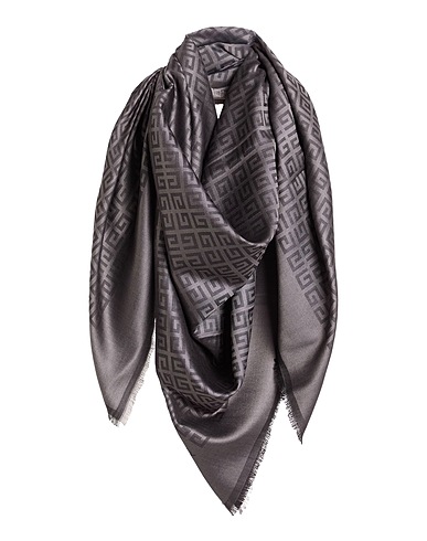 GIVENCHY Scarves and foulards Charcoal 55% Silk, 45% Wool