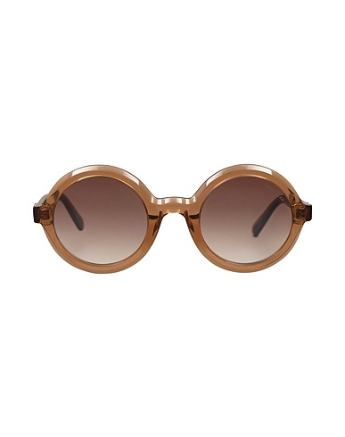 MONCLER Sunglasses Light brown Plastic